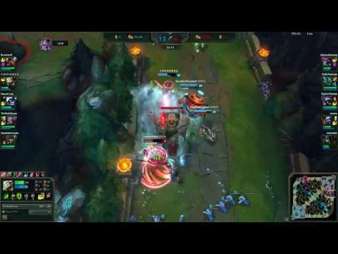 Nautilus top vs Cho'Gath. Ranked. No Commentary