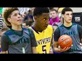 LaMelo Gelo Lonzo Ball Vs RJ Barrett Anfernee Simons Goes Down To The Wire