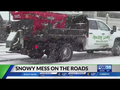 Lexington's first snowfall shuts down major interstate