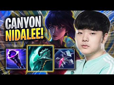 CANYON CHILLING WITH NIDALEE! - DK Canyon Plays Nidalee JUNGLE vs Lee Sin! | Season 2023