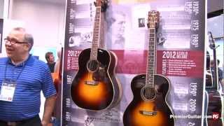 Video thumbnail for NAMM '13 - Washburn Guitars Lakeside Jumbo LSJ749 & Solo Deluxe WSD5249 by Premier Guitar