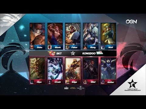 KDM vs SKT Game 2 Highlights - KONGDOO MONSTER vs SK TELECOM T1 - LCK Week 12 - SPRING 2016