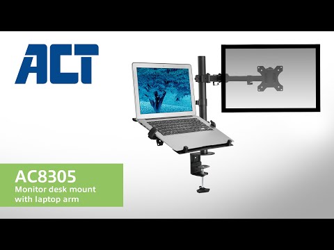 ACT Monitor arm 32", laptop mount, 1 monitor