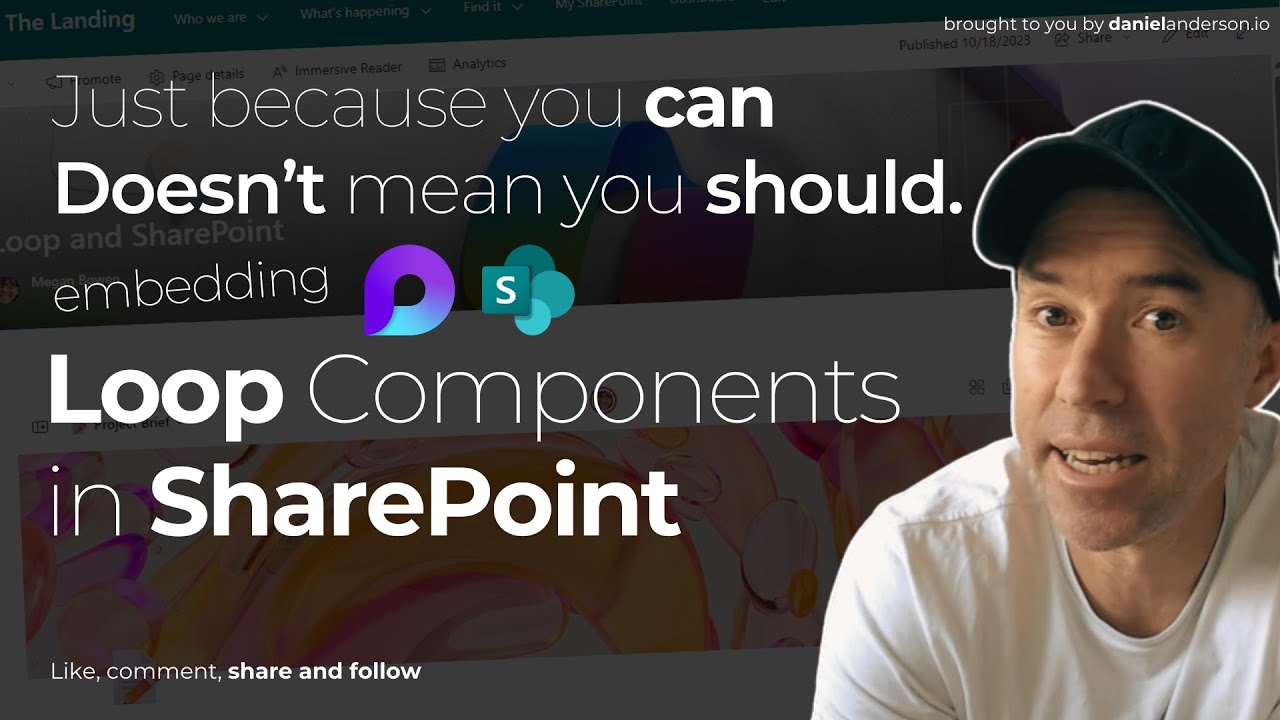 How to embed Loop Components and Page into SharePoint
