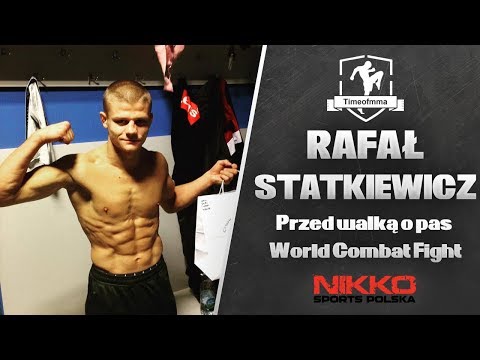 Rafał Statkiewicz przed walką o pas World Combat Fight Champion!