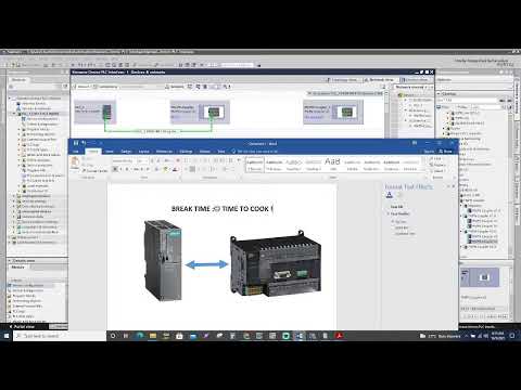 Siemens - Omron PLC Communication using PN/PN Coupler