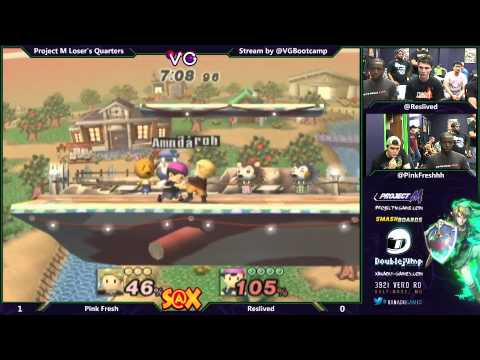 S@X Monthly 8/30 - Project M Loser's Quarters -  Pink Fresh vs Reslived