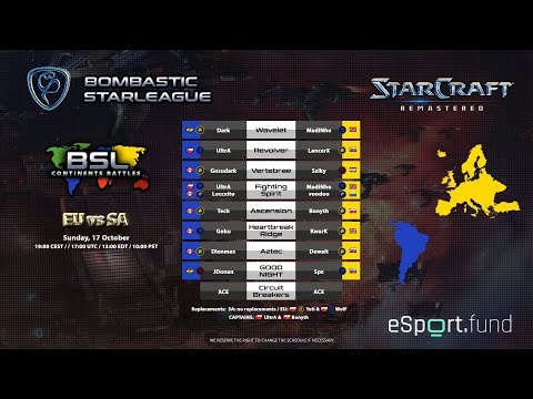 BSL13 Continents Battles: Europe vs South America
