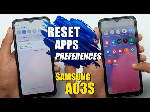 How To Reset App Preferences - Samsung Galaxy A03s