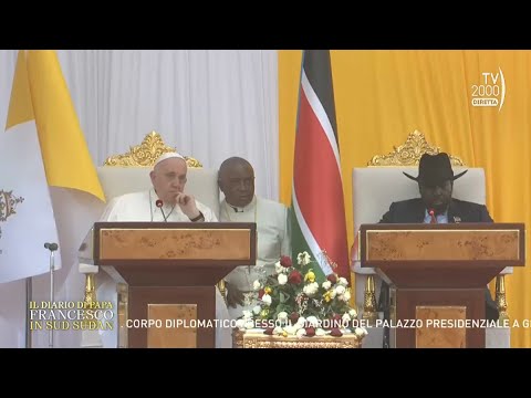 Viaggio apostolico in Sud Sudan, 3 febbraio 2023 - Incontro con le autorità