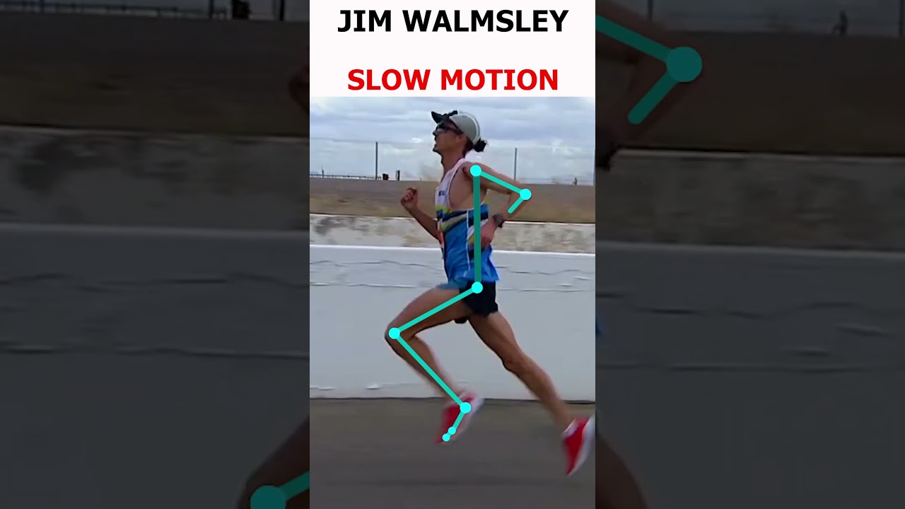Jim Walmsley running a 100k (Slow Motion)