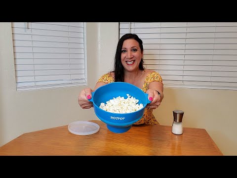 Microwave Popcorn Popper Directions and Instructions - Silicone Bowl