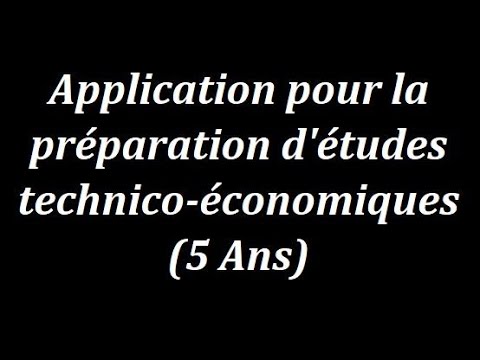 Application pour la préparation d