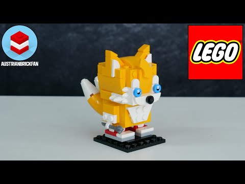 Vidéo LEGO BrickHeadz 40628 : Miles "Tails" Prower