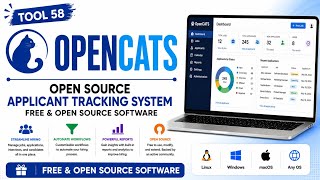Tool 58 | OpenCATS: Open Source Applicant Tracking System | Free & Open Source Software | Uplatz