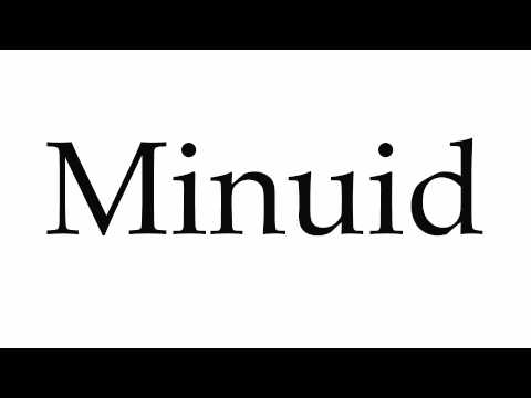 How to Pronounce Minuid