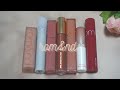 Favorite Romand Lip Shades Comparison Swatches Lululand