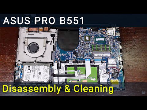 Asus PRO Advanced B551 Disassembly, Fan Cleaning, and Thermal Paste Replacement Guide
