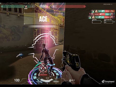 ACE! first game first round in ep 5 act 2 valorant game