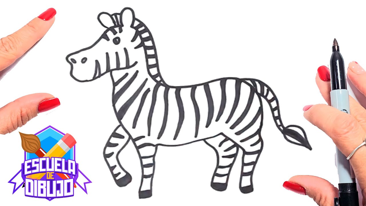 ¿Cómo dibujar una CEBRA? 🦓🦓  Dibujo de una CEBRA Paso a Paso 🦓🦓