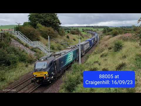 88005 Daventry - Mossend Tesco passing Craigenhill: 16/09/23