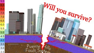 What If the Earth Split a City in Two?