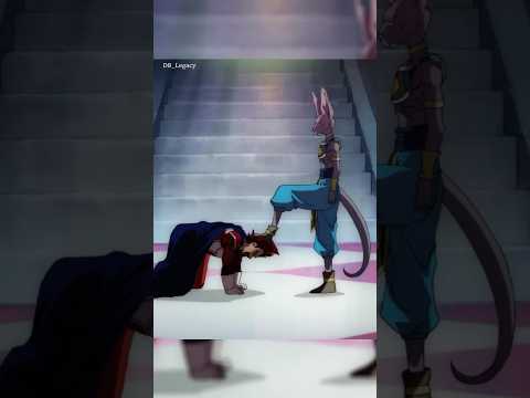 Lord Beerus humbles King Vegeta #dragonball #vegeta #beerus