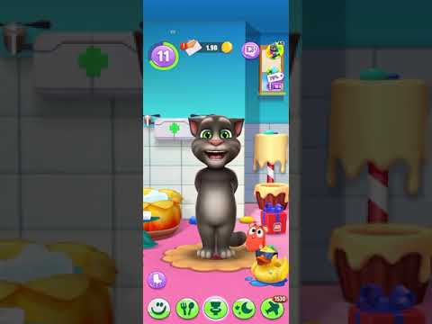 Tom sayes M for mountain 🏔️ | fun learning Talking Tom #shorts