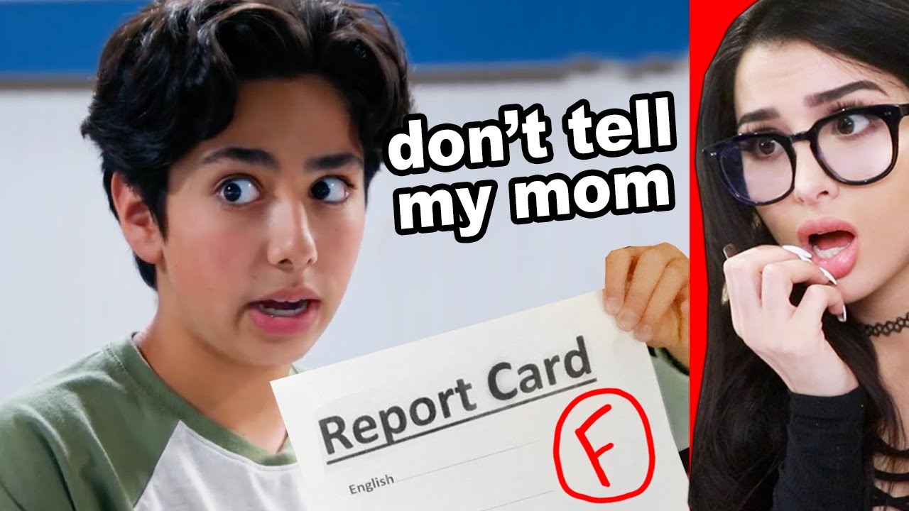 Kid Lies To Mom About Report Card