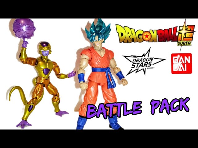 Vídeo relacionado con BANDAI - Dragon Ball Super - Figura Dragon Stars 17 cm - Battle Pack - Golden Freezer vs Super Saiyan Blue Goku - 37169