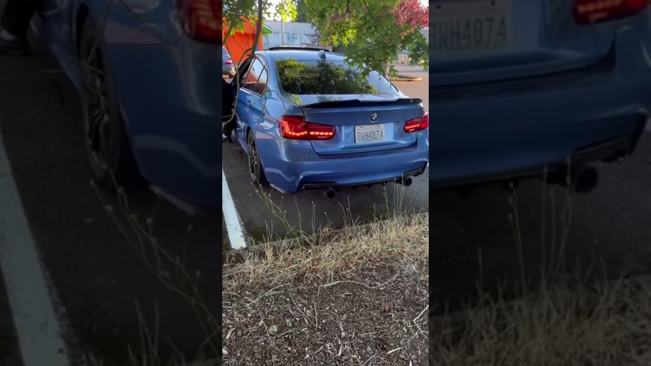 2014 bmw 328i fully straight piped with VRSF catless downpipe