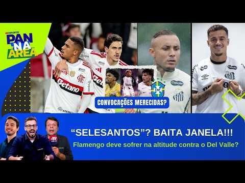 PEIXE É FAVORITO NA COPA SUL-AMERICANA?; HOJE TEM MENGÃO!; ANCELOTTI FOI BEM NA LISTA? | PAN NA ÁREA