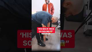 His Back was ‘HARD’ to Crack‼️😱 #chiropractic #backpain #neckpain #trending