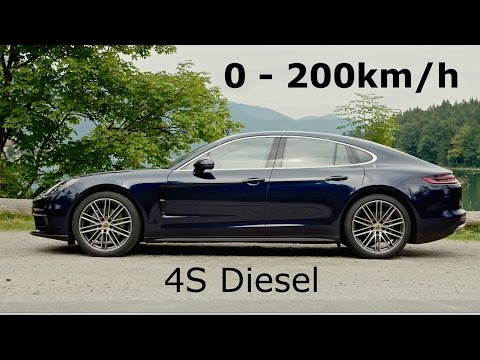 2017 Porsche Panamera 4S Diesel 0-200km/h