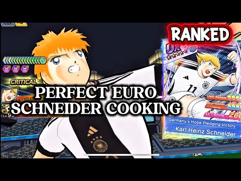 RANKED WITH PERFECT EURO! SCHNEIDER VS MULLER SS. CAPTAIN TSUBASA DREAM TEAM 8th ANNIVERSARY
