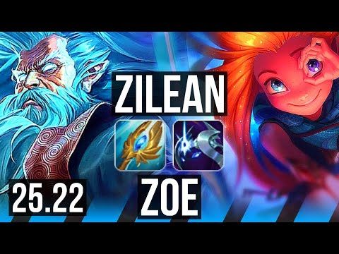 ZILEAN vs ZOE (MID) | 900+ games | EUW Master | 25.22