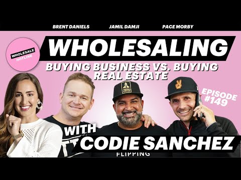 , title : '#149 | Buying Business Vs. Buying Real Estate Ft. Codie Sanchez'