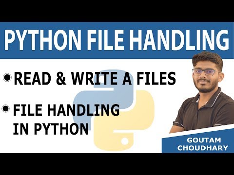 38 Read Write a Files in Python Python Tutorial for Beginners