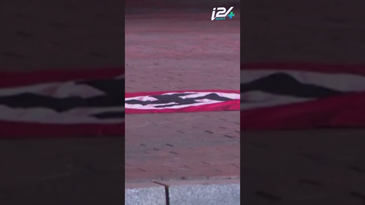 White House: A van with a Nazi flag tried to ram the security barriers