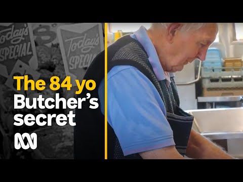 Nev is still working as a butcher at 84. His secret? |...