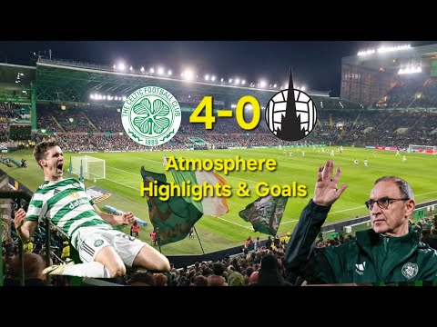 MARTIN O'NEILL | Celtic 4-0 Falkirk | Goals & Atmosphere Highlights 