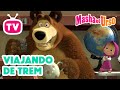 Masha E O Urso ‍ ️ Viajando De Trem Coleção De Desenhos Animados