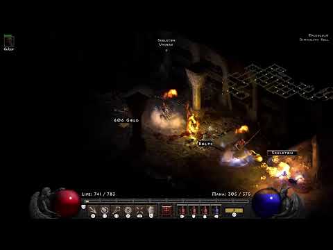 Diablo 2 Resurrected - Sorc Act 1 Hell (no commentary)