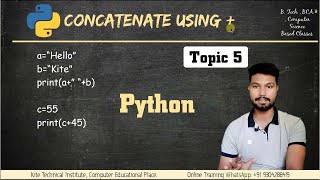 Concatenate in Python: How to Join Multiple Strings Together