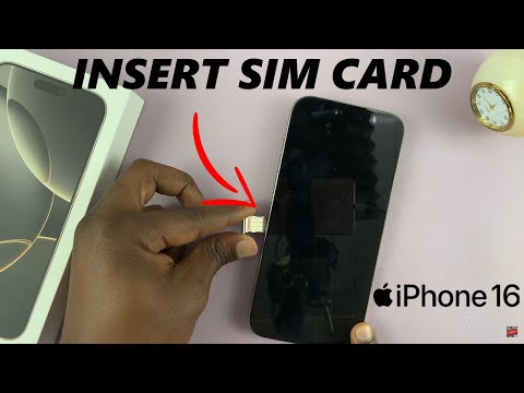 How To Insert SIM Card On iPhone 16 / 16 Pro