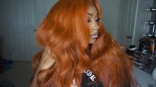 How I DYED my hair COPPER | AUBURN|ORANGE| SZA-inspired for WOC| True Glory Hair