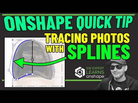 Trace Complex Curves Using SPLINES in Onshape