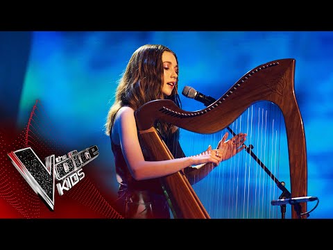 Niamh's harp rendition of People Help The People | The Voice Kids UK 2023