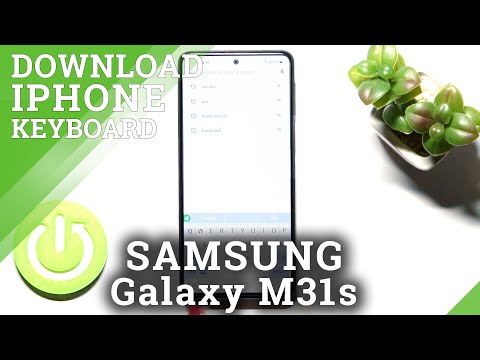 How to Install iPhone Keyboard on SAMSUNG Galaxy M31s // Green Apple Keyboard App