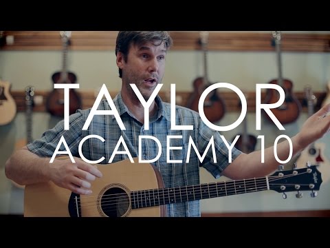 Видеообзор акустической гитары Taylor Academy 10